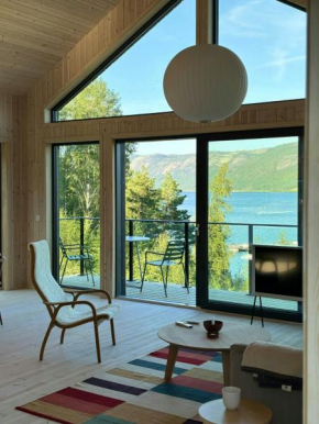 Designer Cabin By Lake Nisser With View And Sauna